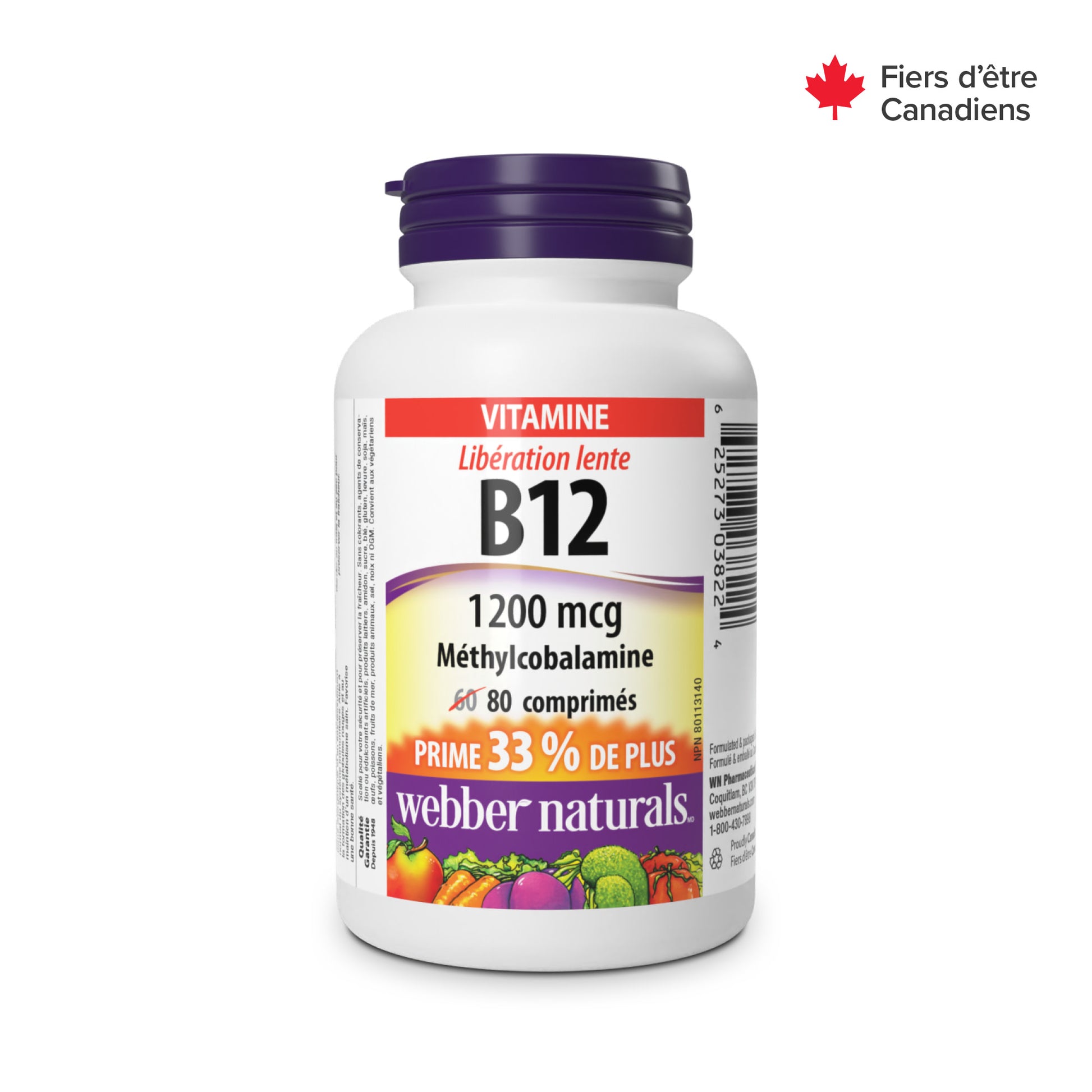 Timed-Release Vitamin B12 for Webber Naturals|v|hi-res|WN3822