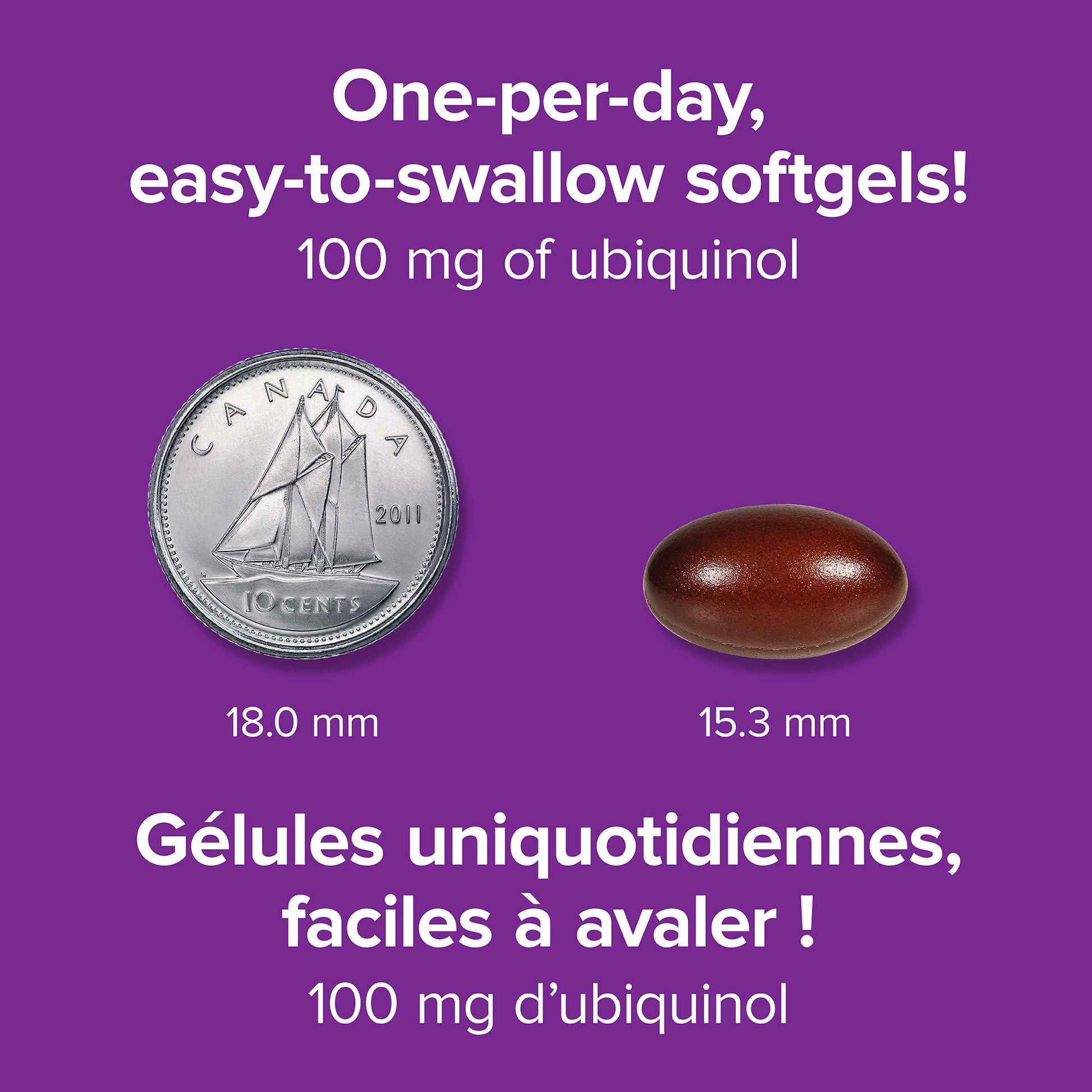 specifications-Ubiquinol QH(MD) Active CoQ10 100 mg for Webber Naturals