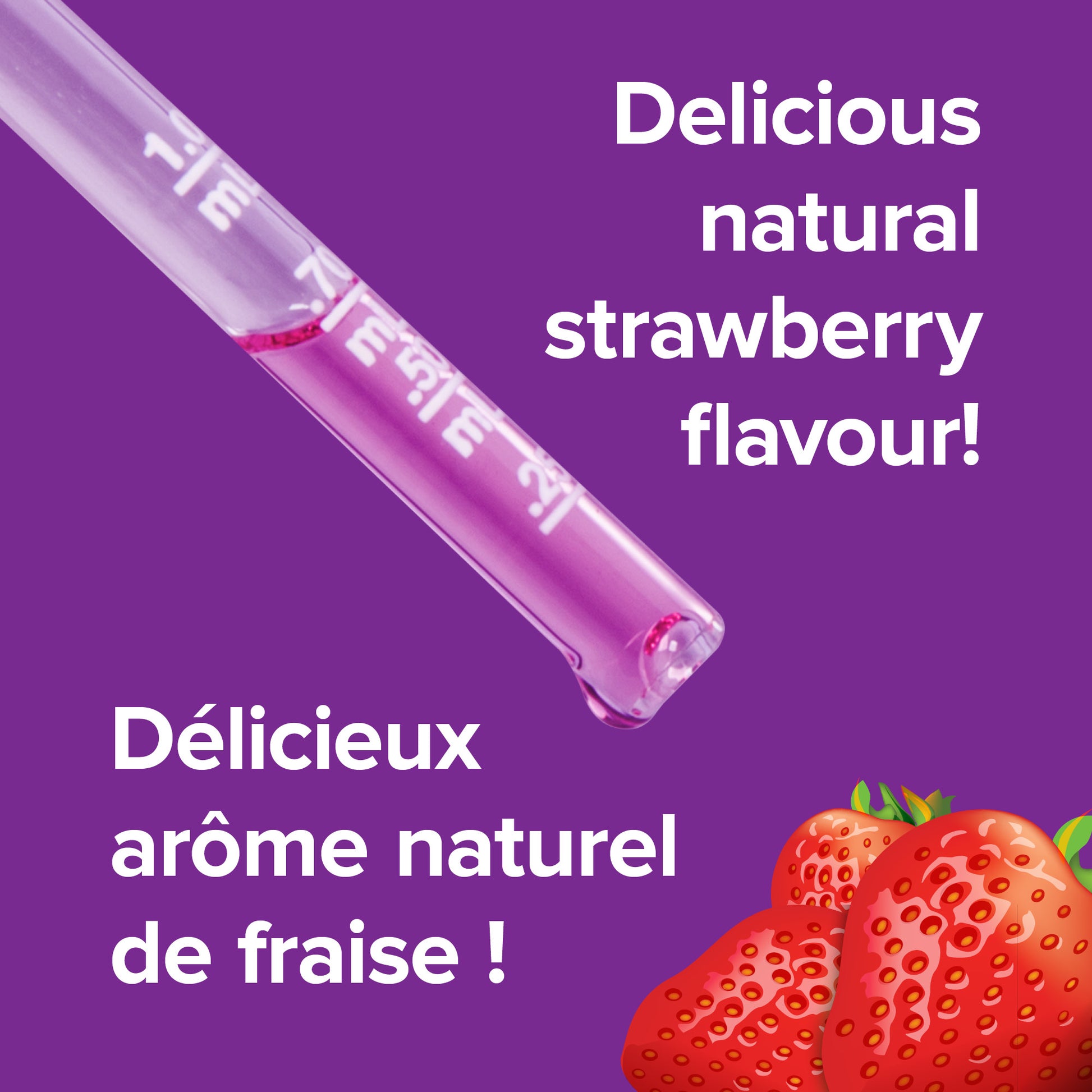 specifications-Mélatonine Extra-fort 5 mg Arôme naturel de fraise for Webber Naturals