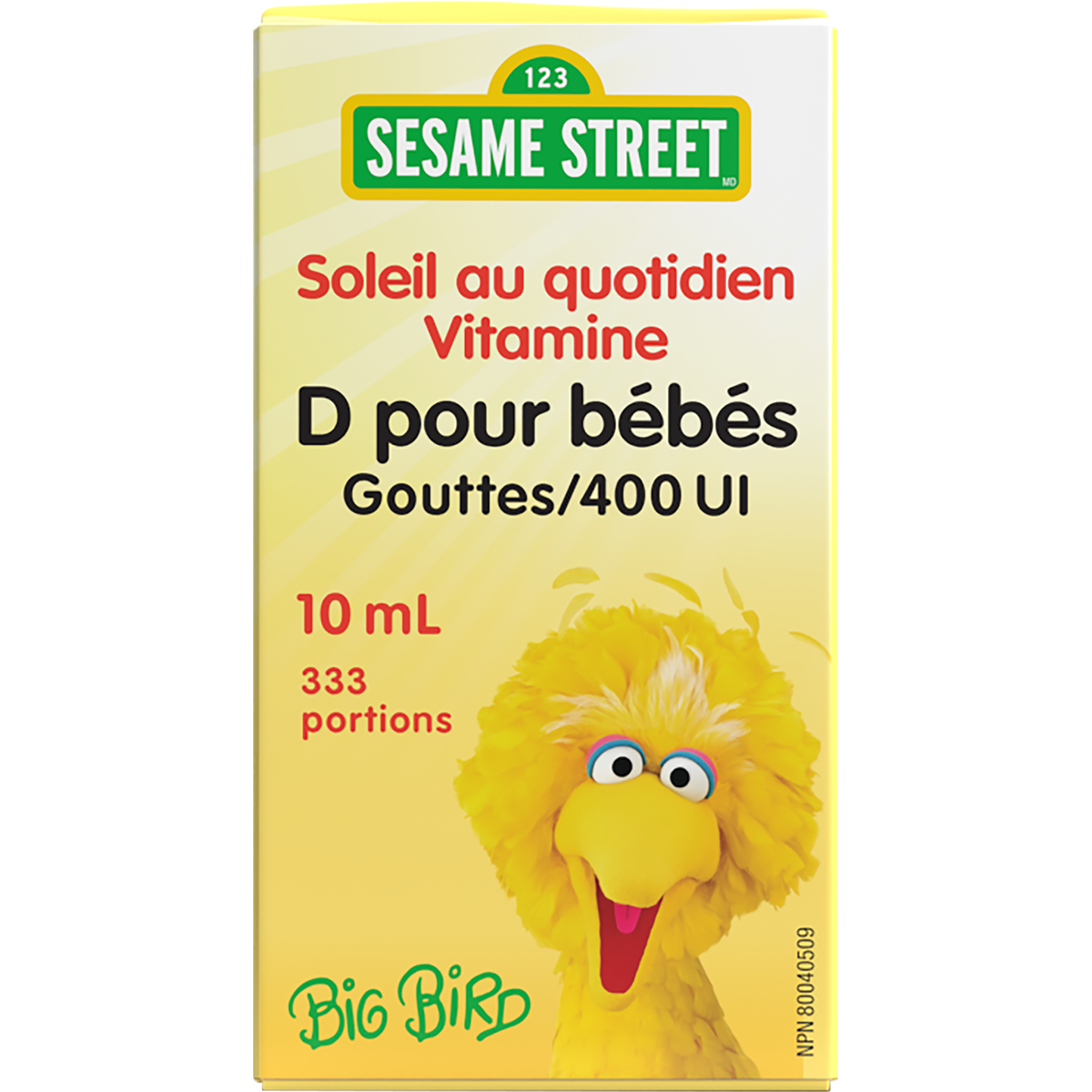 Soleil au quotidien Vitamine D pour bébés 400 UI for Sesame Street®|v|hi-res|WN3692