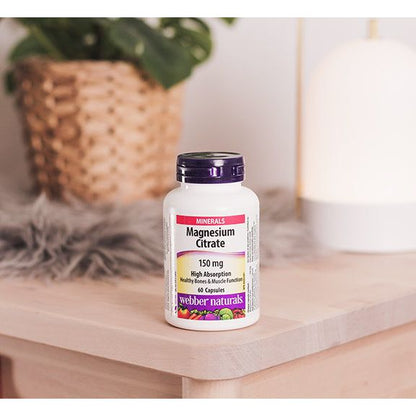 Magnesium Citrate High Absorption 150 mg for Webber Naturals|v|hi-res|WN3130