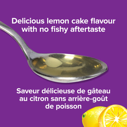 specifications-Crystal Clean from the sea® Omega-3 with 1000 IU Vitamin D3 1250 mg EPA/DHA Lemon Cake for Webber NaturalsWN3496