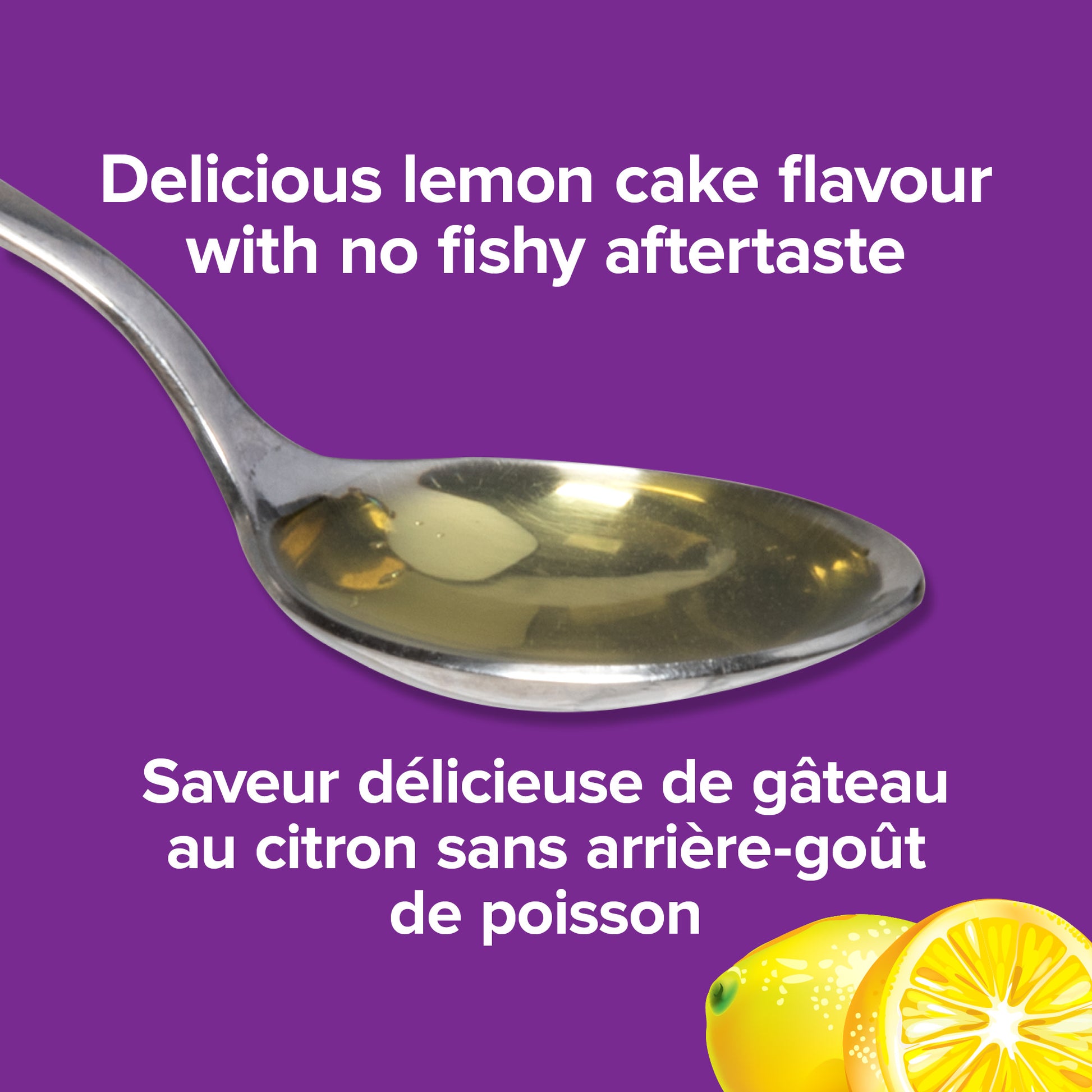 specifications-Pureté cristalline de l'océan Omega-3 1 250 mg AEP/ADH Gâteau au citron for Webber Naturals