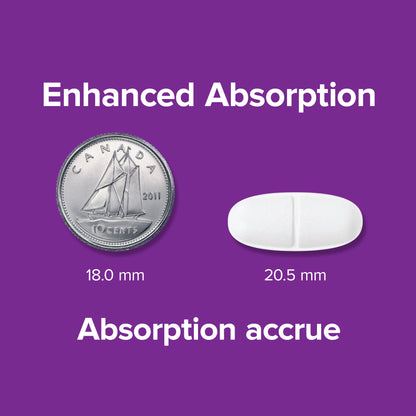 specifications-Ultra Calcium & Vitamin D3 Enhanced Absorption 650 mg / 400 IU for Webber NaturalsWN3905