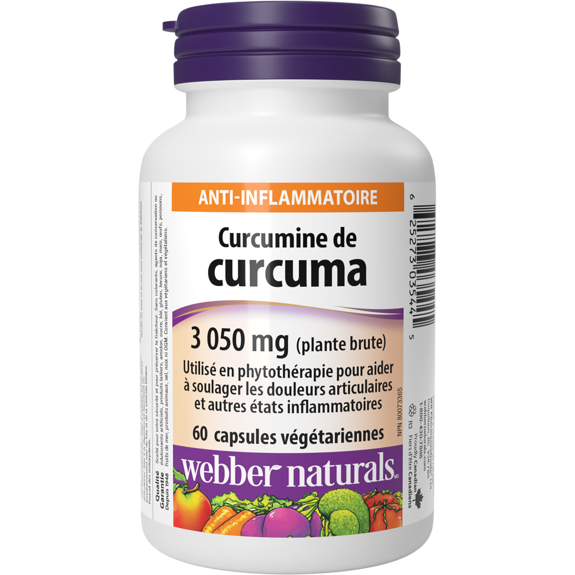 Curcumine de curcuma 3 050 mg for Webber Naturals|v|hi-res|WN3544