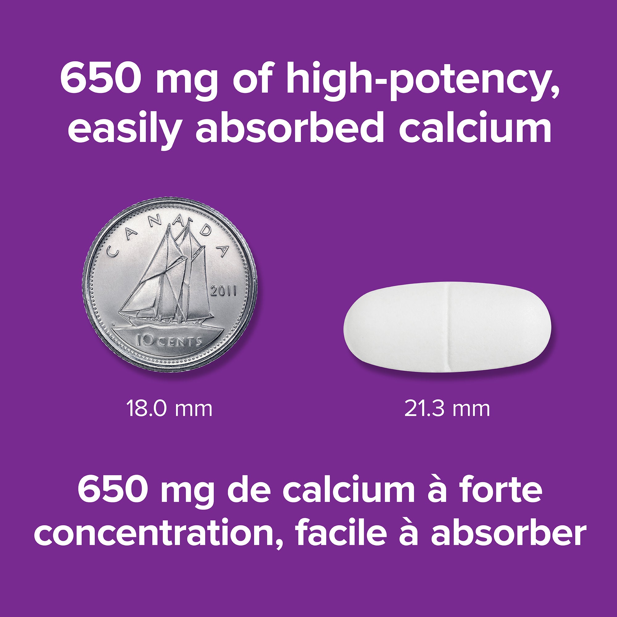 Ultra Calcium 650 mg Enhanced Absorption Webber Naturals