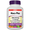 Maca Plus with Ginseng  500/250 mg Vegetarian Capsules for Webber Naturals|v|hi-res|WN5263