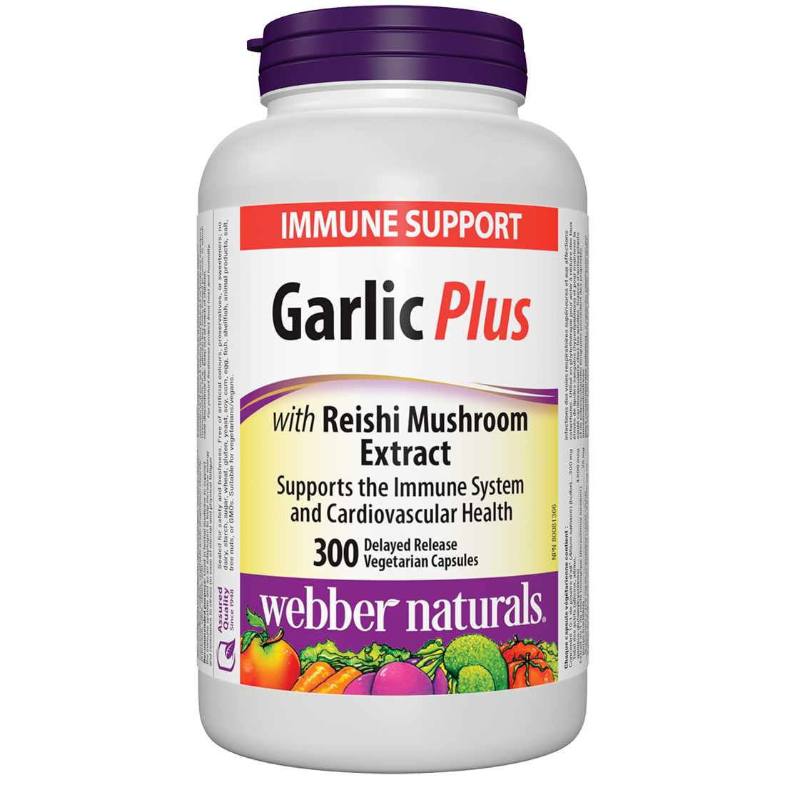 Garlic Plus with Reishi Mushroom Extract for Webber Naturals|v|hi-res|WN5252
