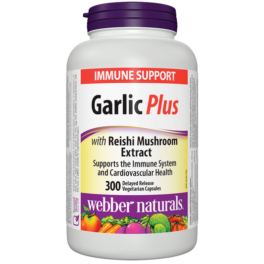 Garlic Plus with Reishi Mushroom Extract for Webber Naturals|v|hi-res|WN5252