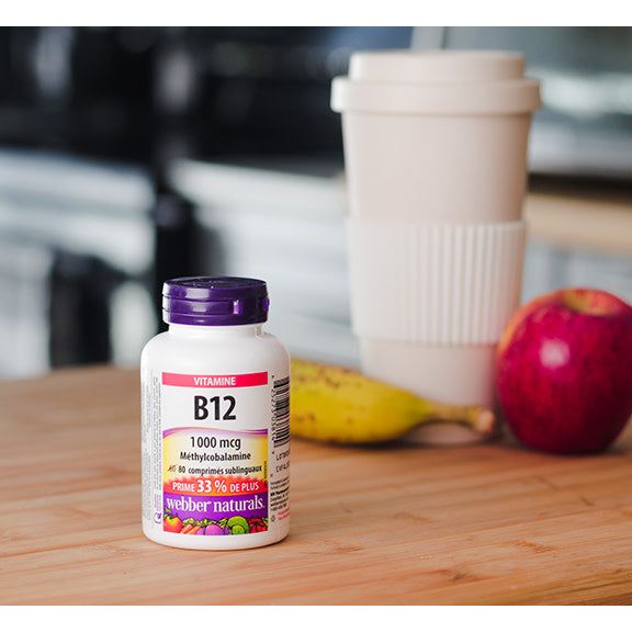 specifications-Vitamine B12 méthylcobalamine 1 000 mcg for Webber Naturals