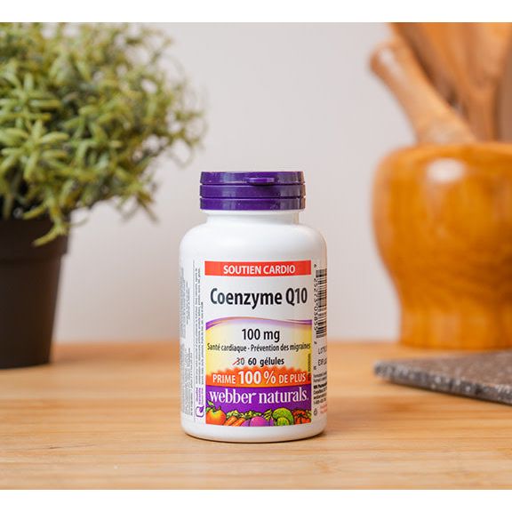 specifications-Coenzyme Q10 100 mg for Webber Naturals