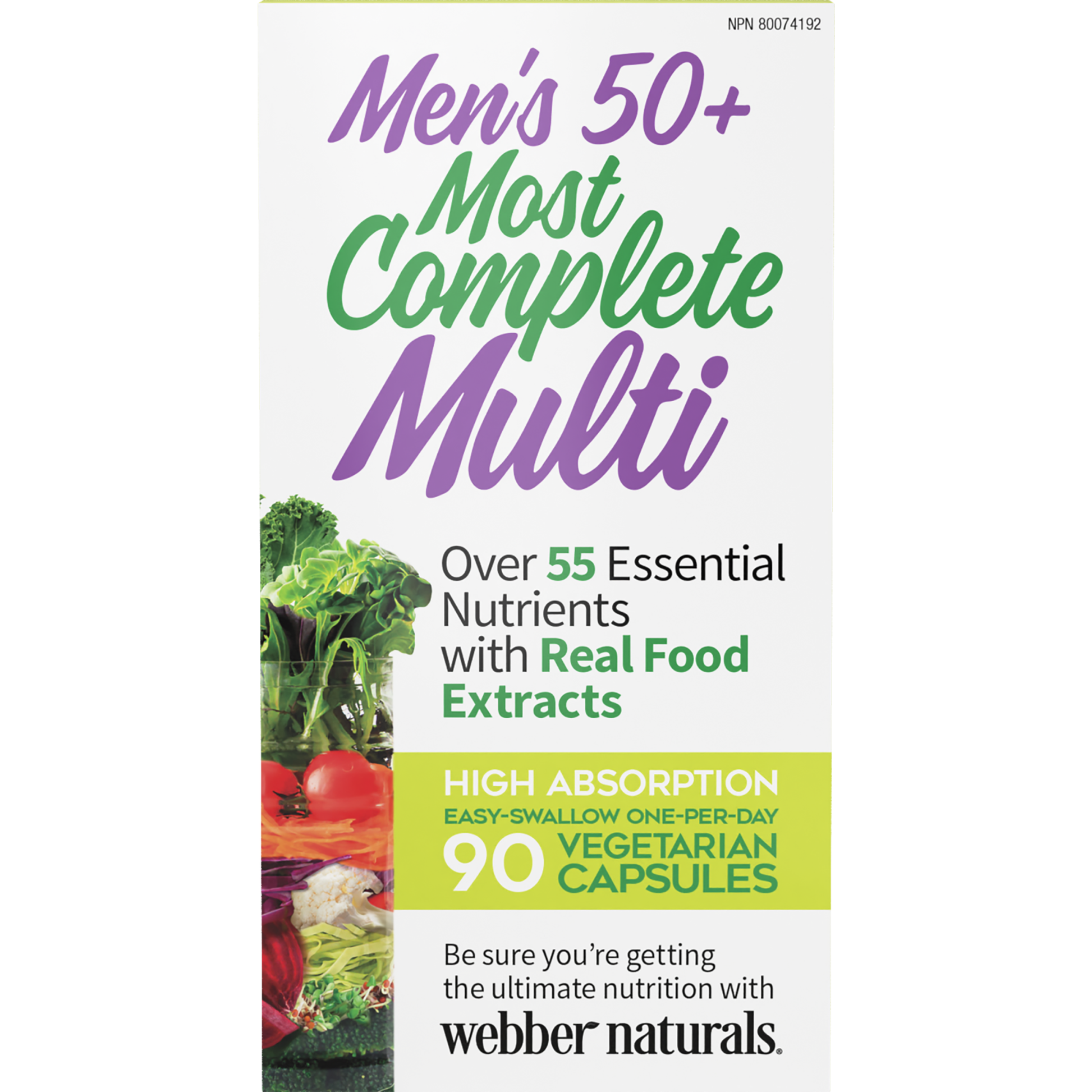 Men's 50+ Most Complete Multi for Webber Naturals|v|hi-res|WN3189