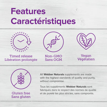 specifications-Vitamin C Timed Release for Webber NaturalsWN3907