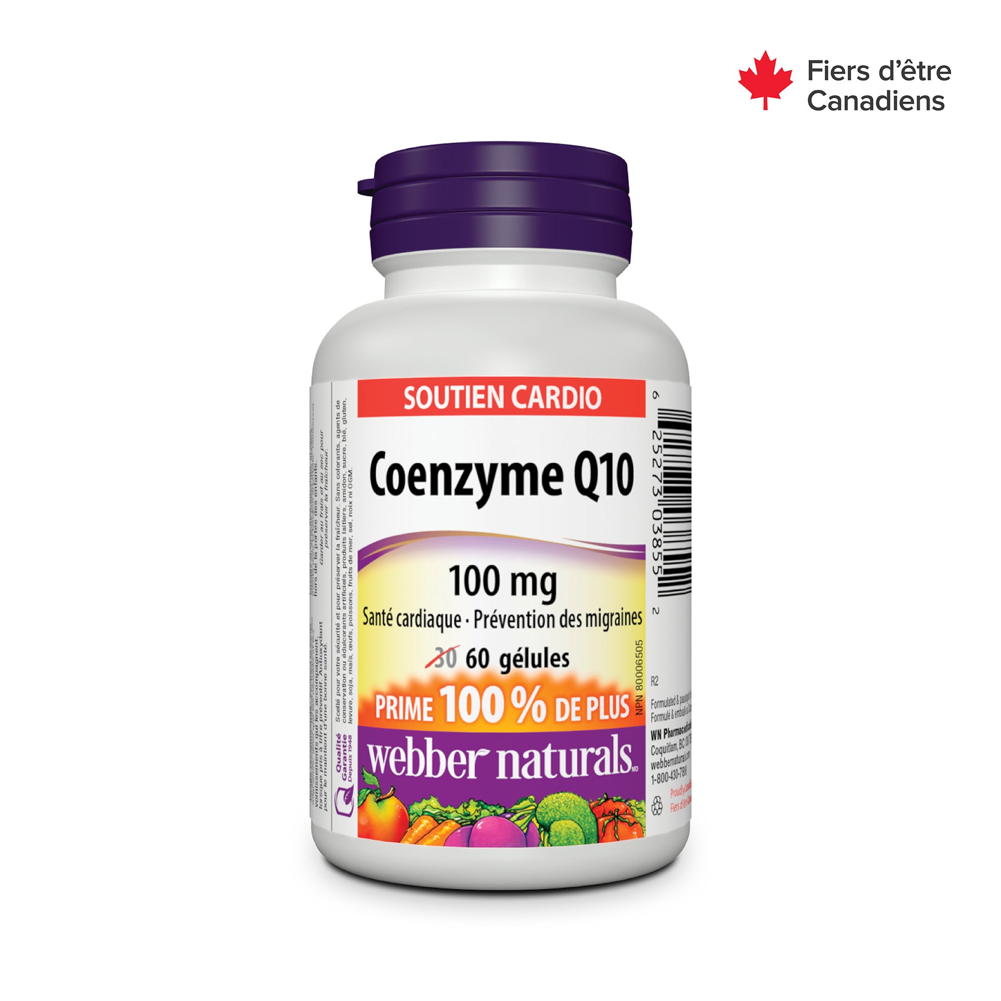 Coenzyme Q10 100 mg for Webber Naturals|v|hi-res|WN3855
