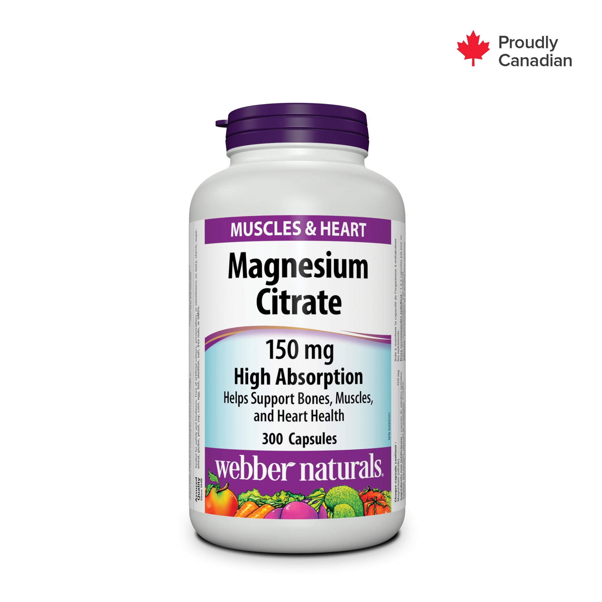 Citrate de magnésium 150 mg capsules for Webber Naturals|v|hi-res|WN5197
