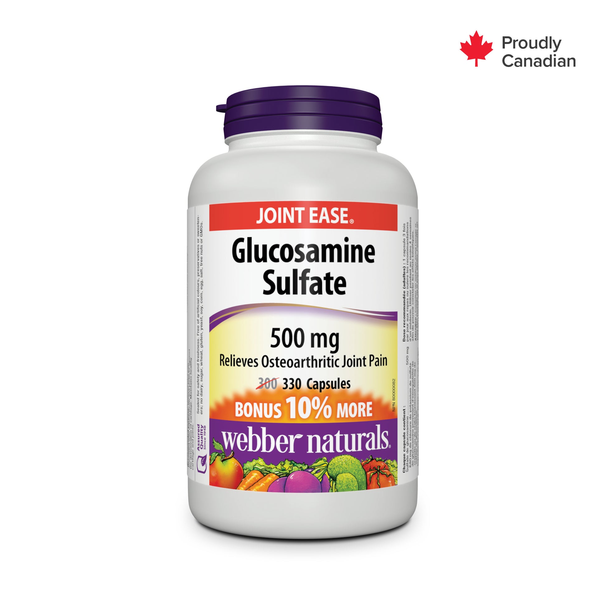 Sulfate de Glucosamine 500 mg for Webber Naturals|v|hi-res|WN3838