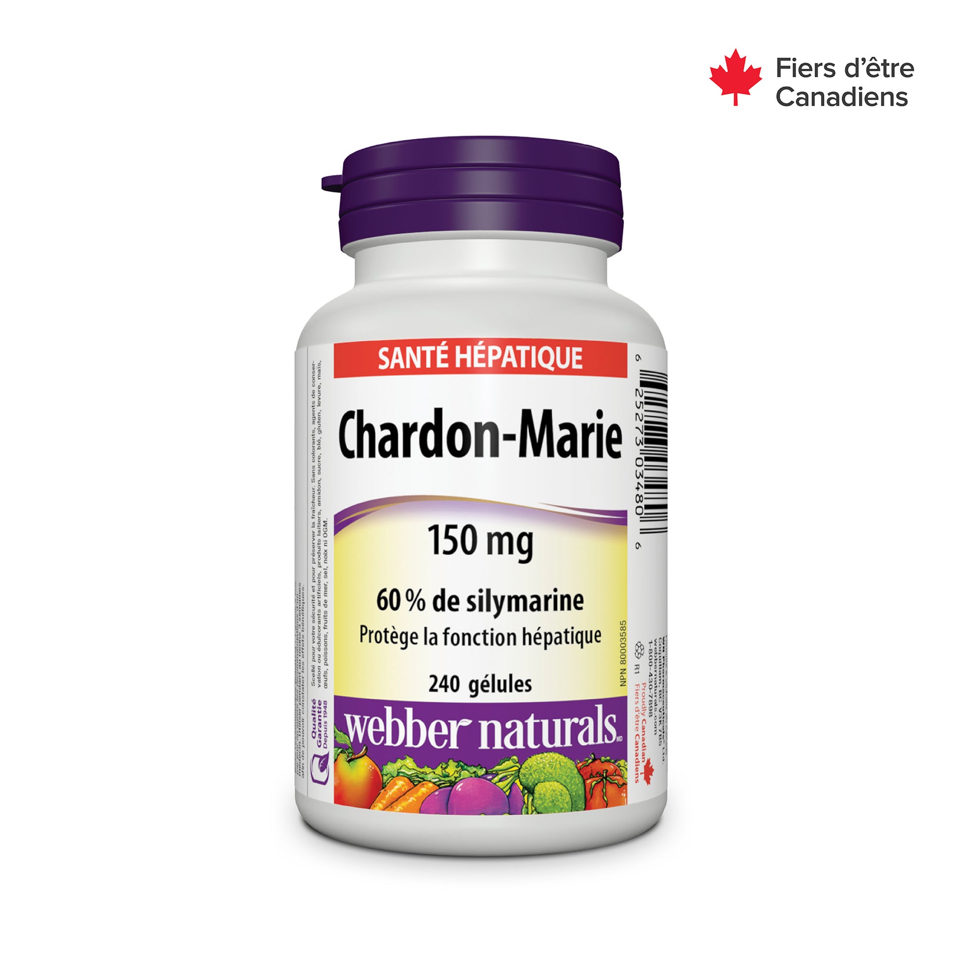 Chardon-Marie 60 % de silymarine 150 mg for Webber Naturals|v|hi-res|WN3480