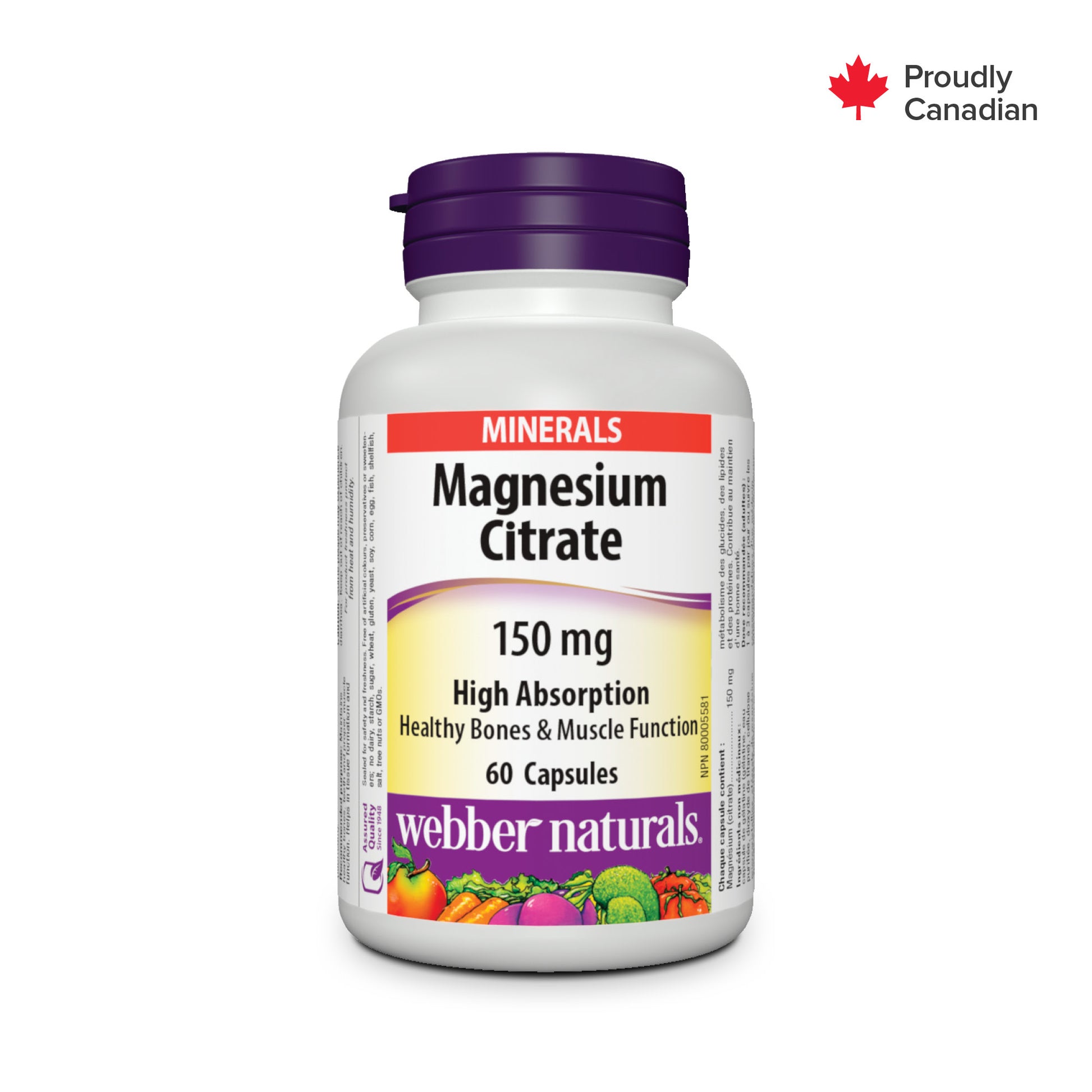 Citrate de magnésium Forte absorption 150 mg for Webber Naturals|v|hi-res|WN3130