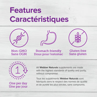 specifications-Vitamin C Calcium Ascorbate Stomach Friendly 1000 mg for Webber NaturalsWN3275