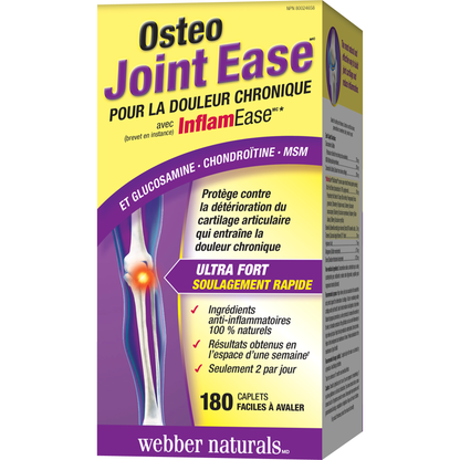 Osteo Joint Ease(MC) avec InflamEase(MC) et glucosamine, chondroïtine et MSM caplets for Webber Naturals|v|hi-res|WN5104