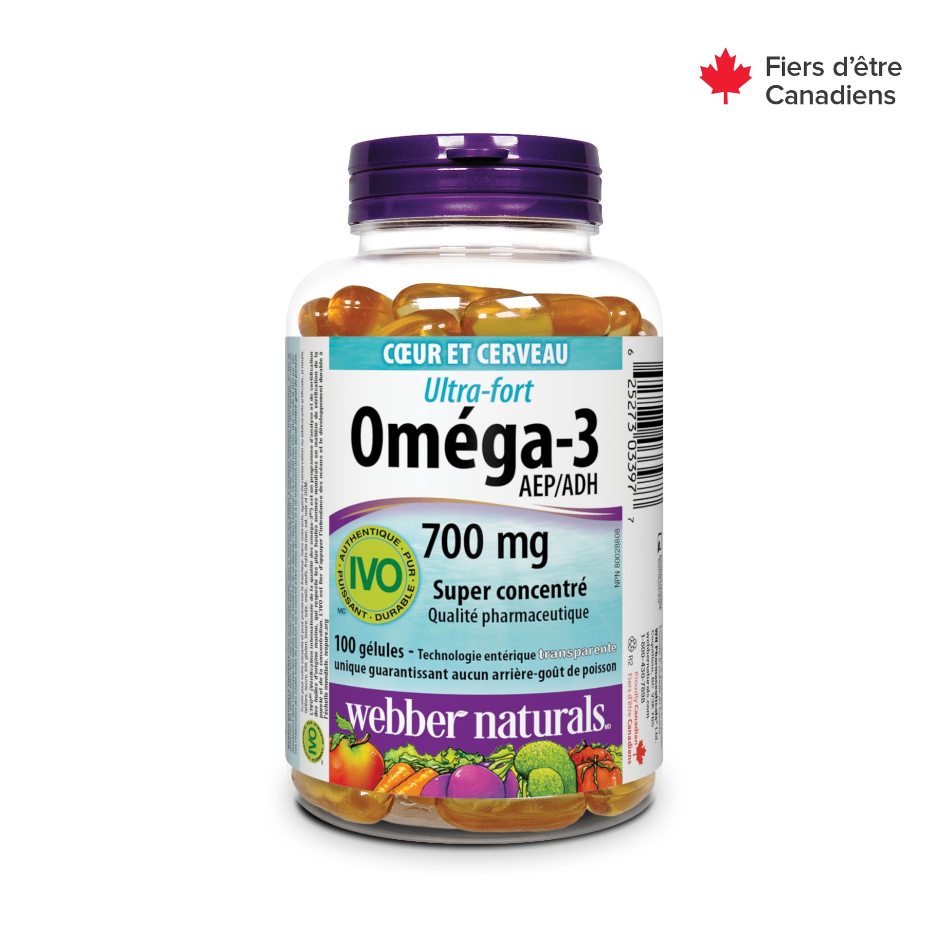 Oméga-3 Ultra-fort 700 mg AEP/ADH for Webber Naturals|v|hi-res|WN3397
