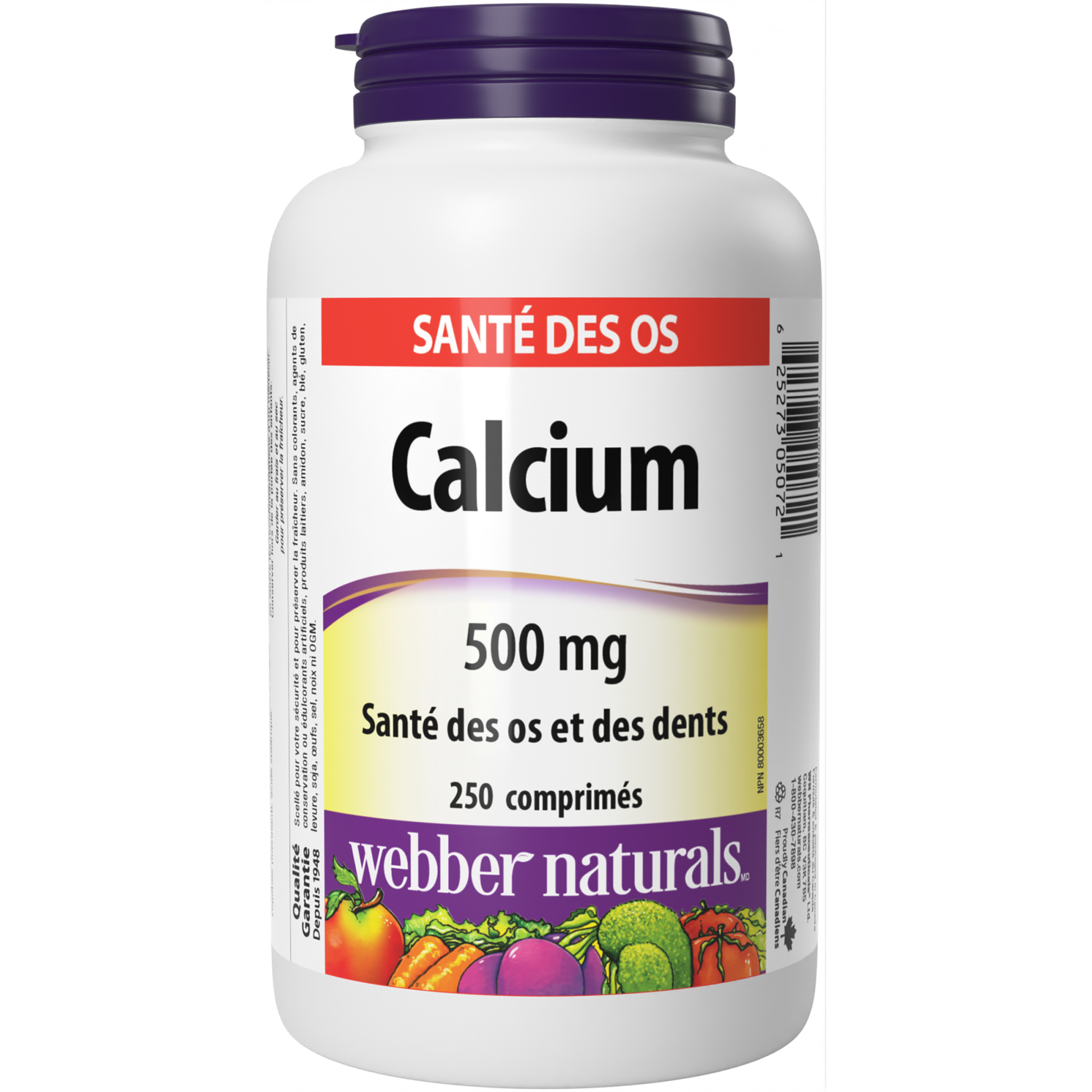 Calcium 500 mg for Webber Naturals|v|hi-res|WN5072