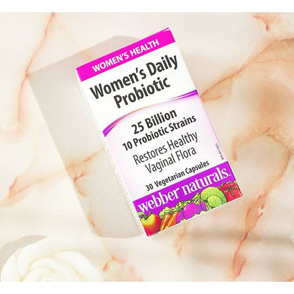 Women’s Daily Probiotic 25 Billion for Webber Naturals|v|hi-res|WN3901