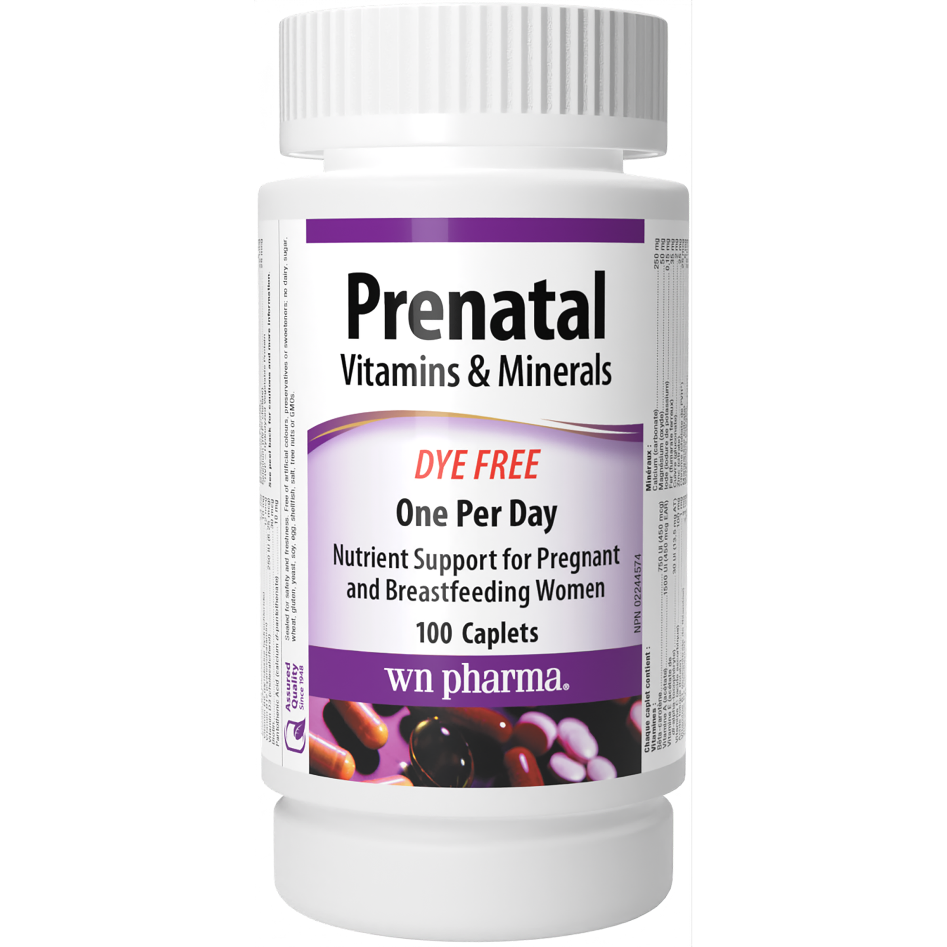 Prenatal Vitamins & Minerals One Per Day 35 mg Iron for WN Pharma®|v|hi-res|WN3619