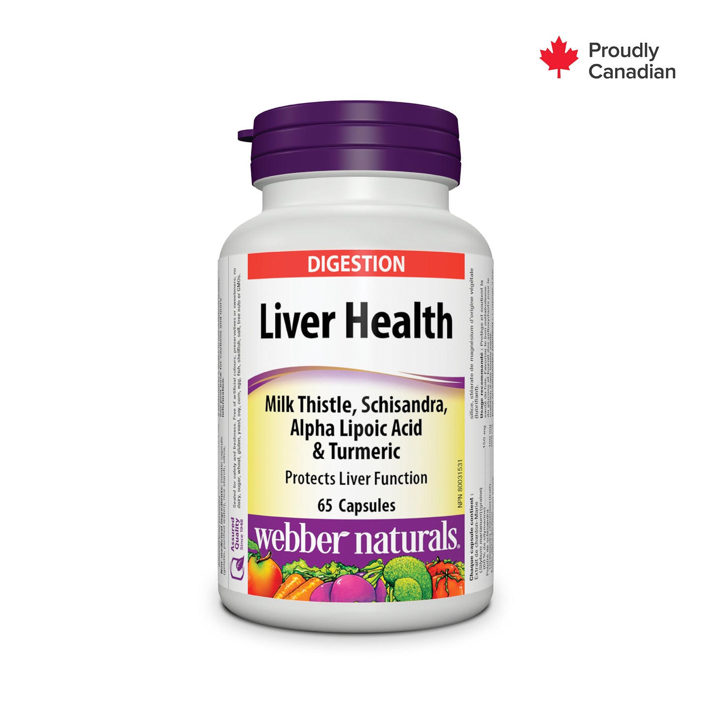 Liver Health Milk Thistle, Schisandra, Alpha Lipoic Acid & Turmeric for Webber Naturals|v|hi-res|WN3452
