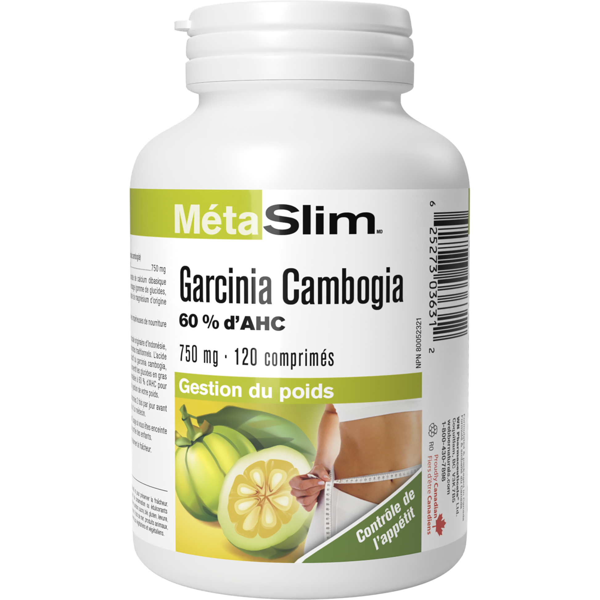 Garcinia Cambogia 60 % d'AHC 750 mg for MetaSlim®|v|hi-res|WN3631