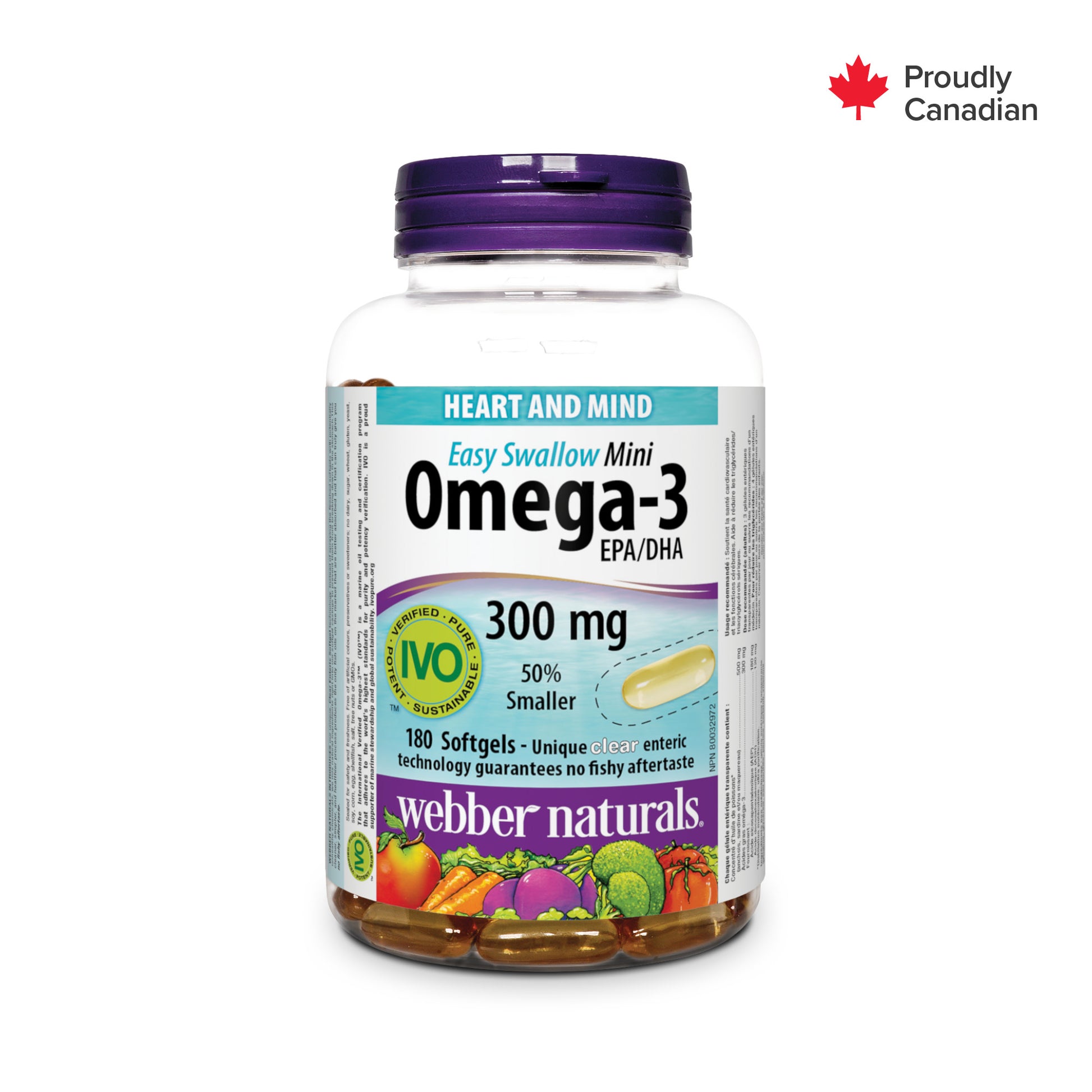 Mini Oméga-3 Facile à avaler 300 mg AEP/ADH for Webber Naturals|v|hi-res|WN3391