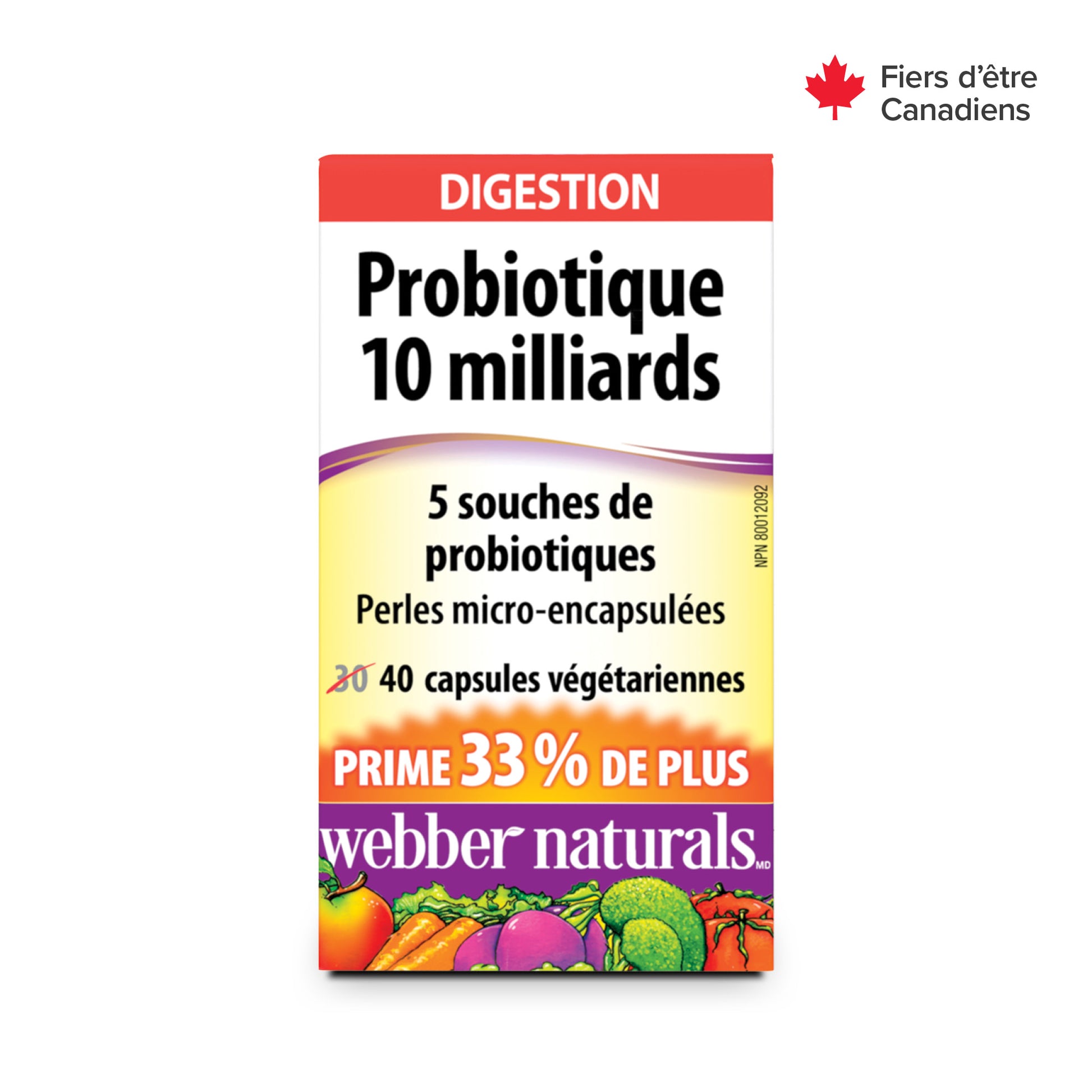 Probiotique 10 milliards for Webber Naturals|v|hi-res|WN3844