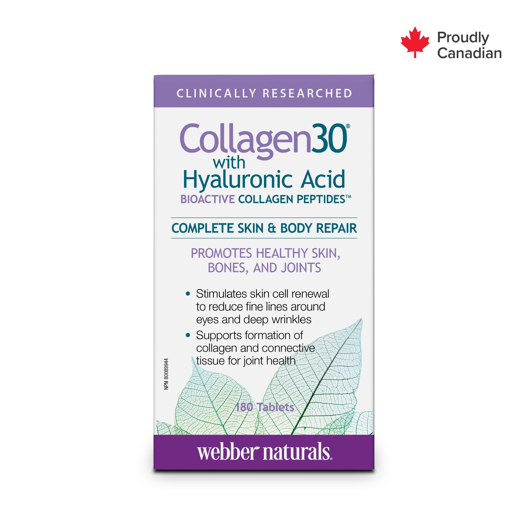 Collagen30® with Hyaluronic Acid | Webber Naturals
