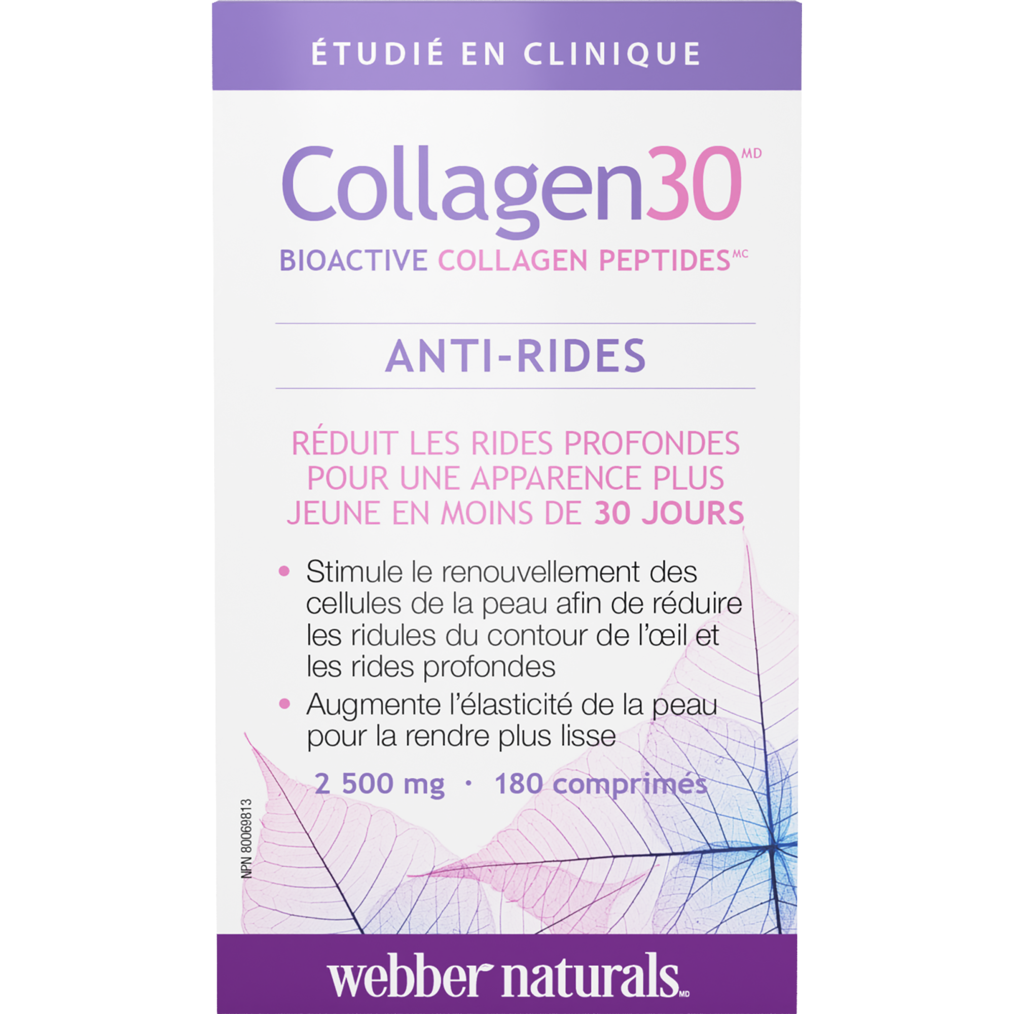 Collagen30 Collagen Peptides, comprimés | Webber Naturals