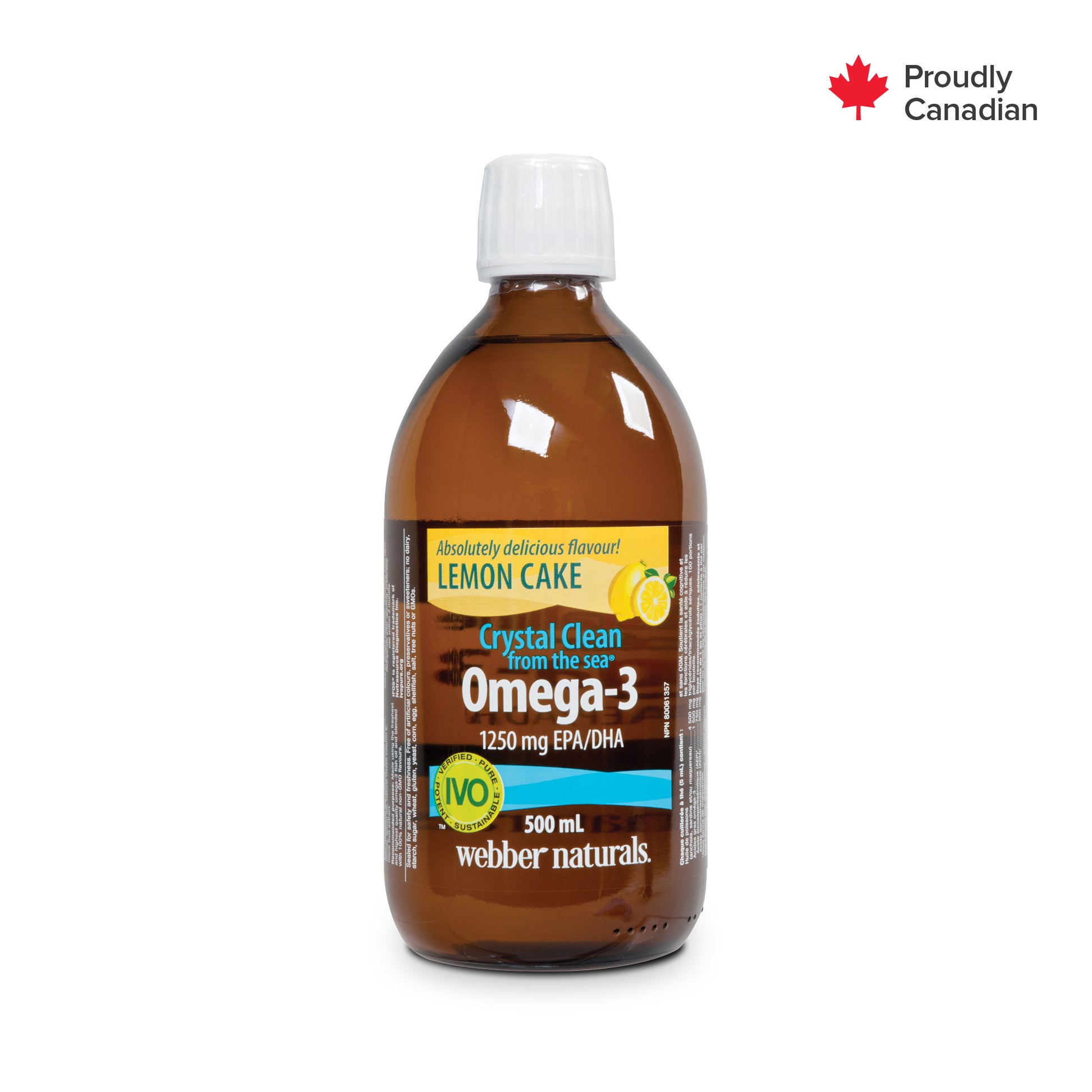 Crystal Clean from the sea® Omega-3 1250 mg EPA/DHA Lemon Cake for Webber Naturals|v|hi-res|WN3497