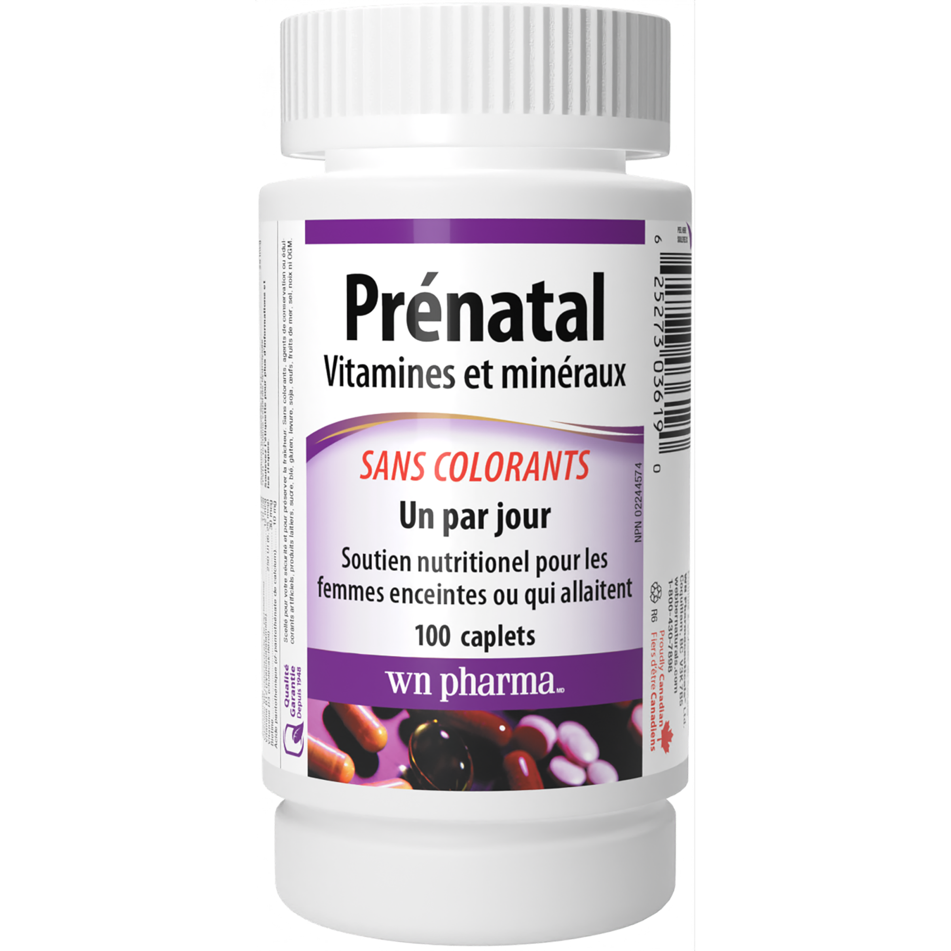 Prénatal Vitamines et minéraux Un par jour for WN Pharma®|v|hi-res|WN3619