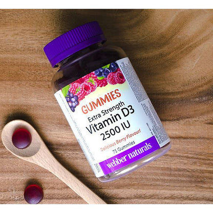 Vitamin D3 Extra Strength 2500 IU   for Webber Naturals|v|hi-res|WN3906