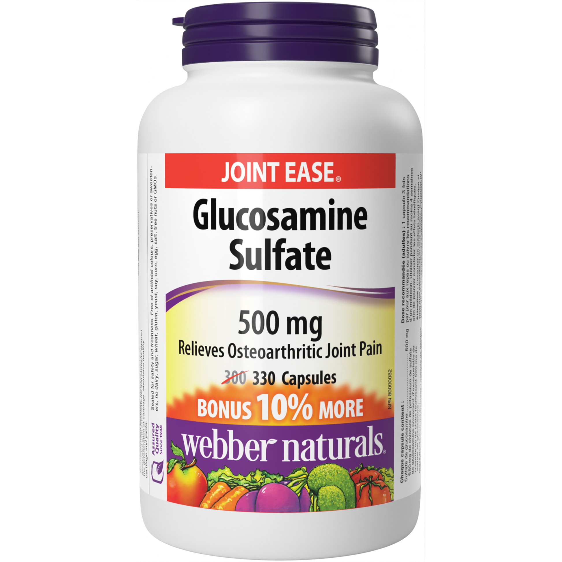 Glucosamine Sulfate 500 mg for Webber Naturals|v|hi-res|WN3838