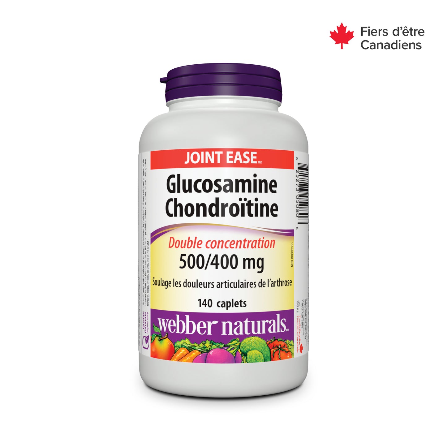 Glucosamine Chondroïtine Double concentration 500/400 mg for Webber Naturals|v|hi-res|WN5080