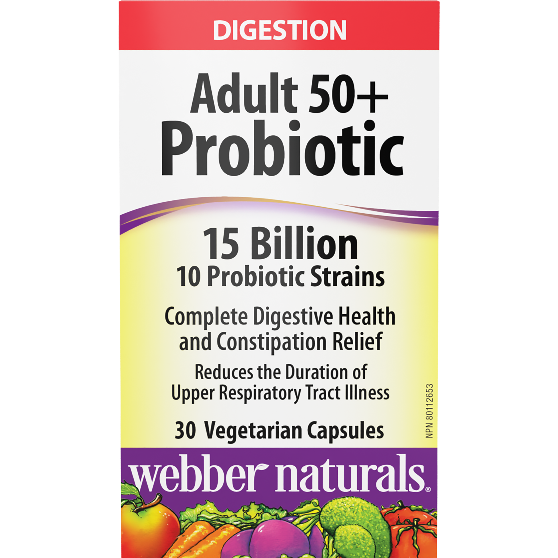 Adult 50+ Probiotic 15 Billion for Webber Naturals|v|hi-res|WN3898