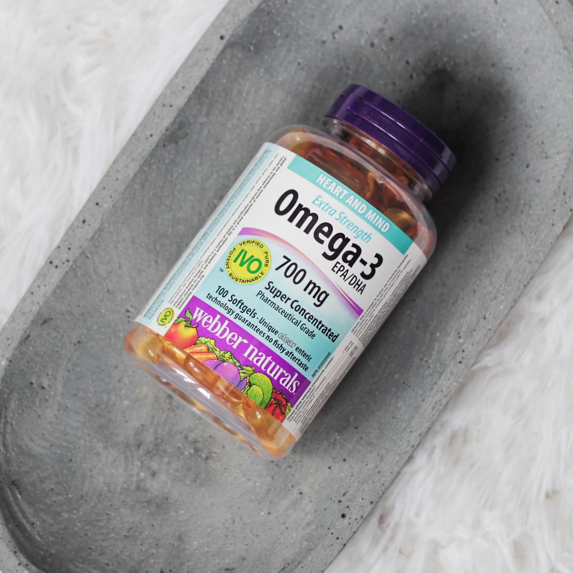 Omega-3 700 mg EPA/DHA No Fishy Aftertaste | Webber Naturals