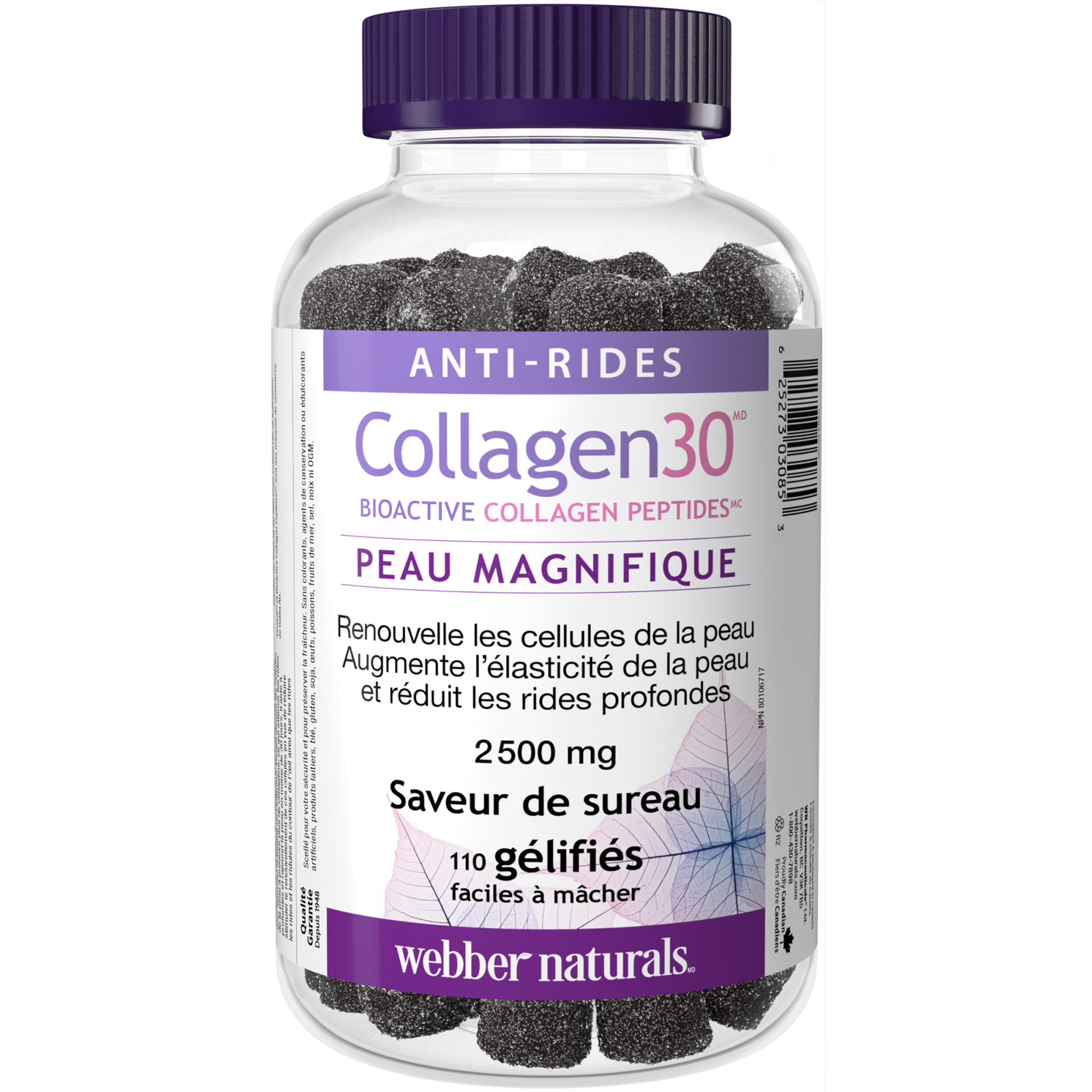 Collagen30(MD) Bioactive Collagen Peptides(MC) 2500 mg Saveur de sureau for Webber Naturals|v|hi-res|WN3085