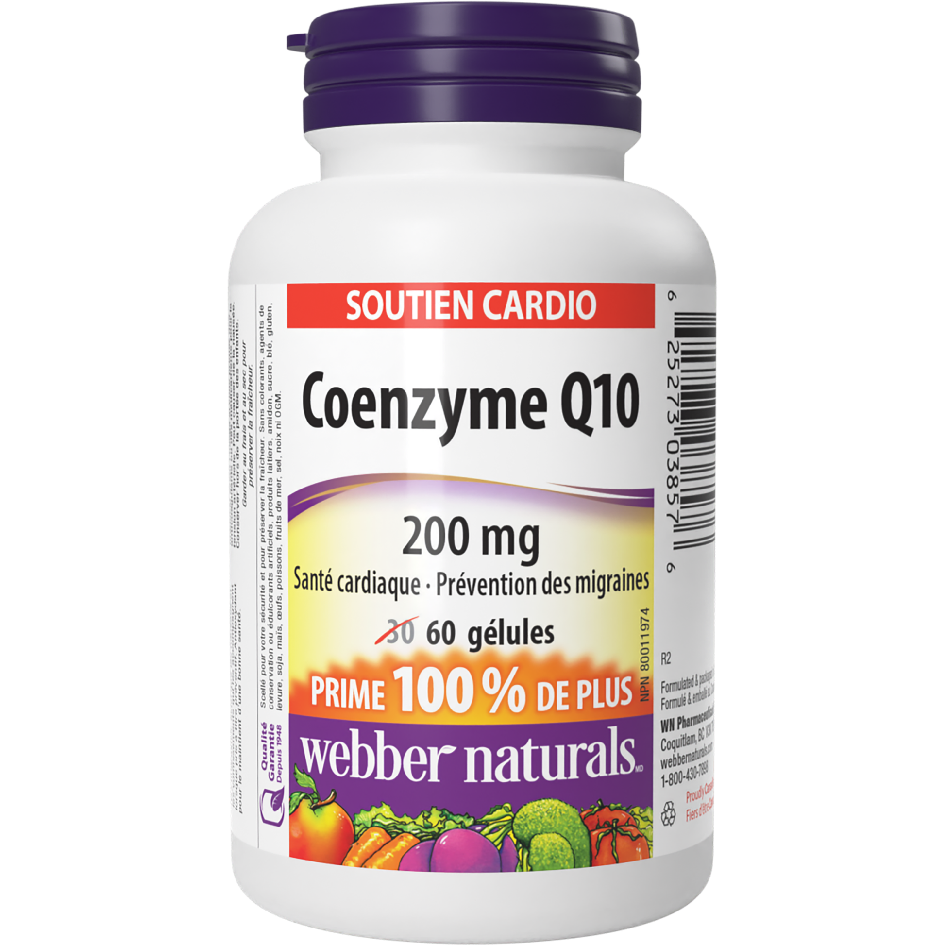 Coenzyme Q10 200 mg for Webber Naturals|v|hi-res|WN3857