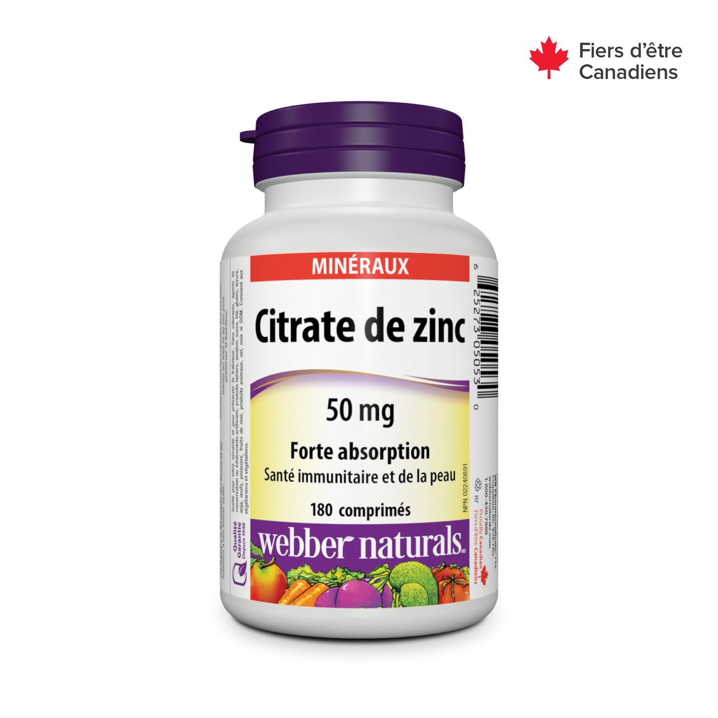 Zinc Citrate 50 mg for Webber Naturals|v|hi-res|WN5053