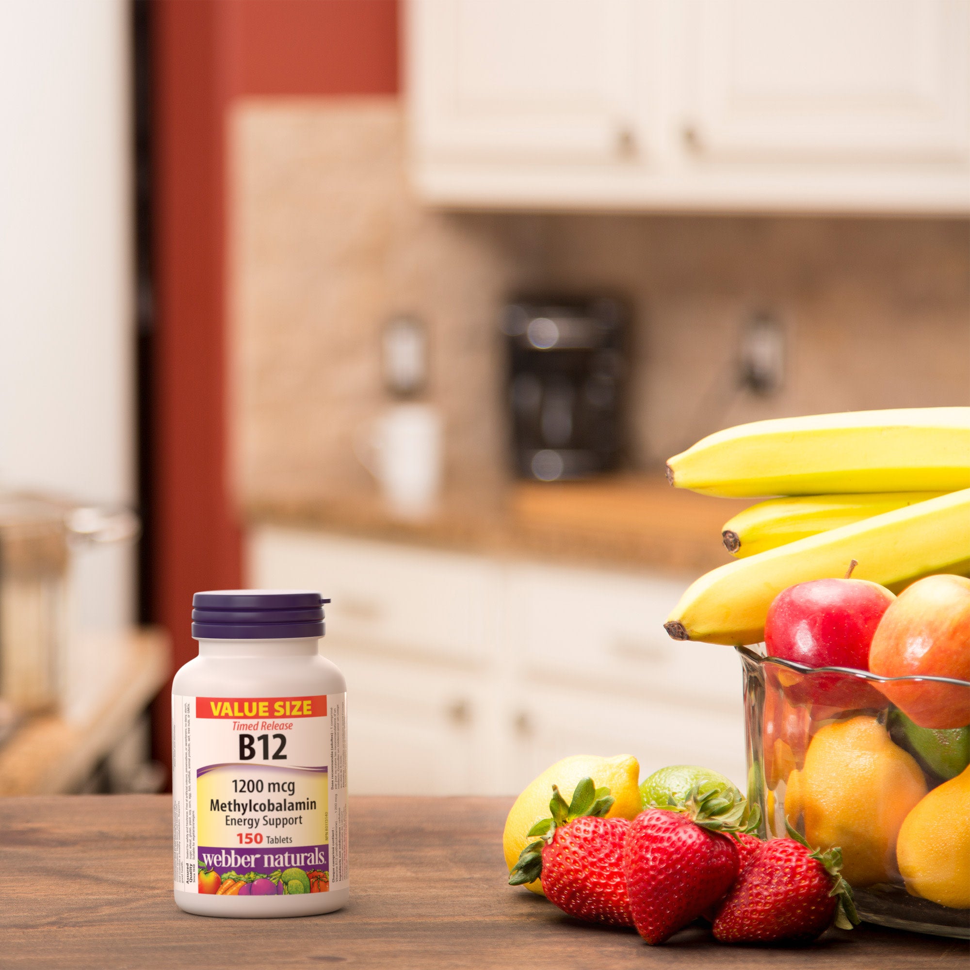 Vitamin B12 Methylcobalamin 1200 Mcg | Webber Naturals