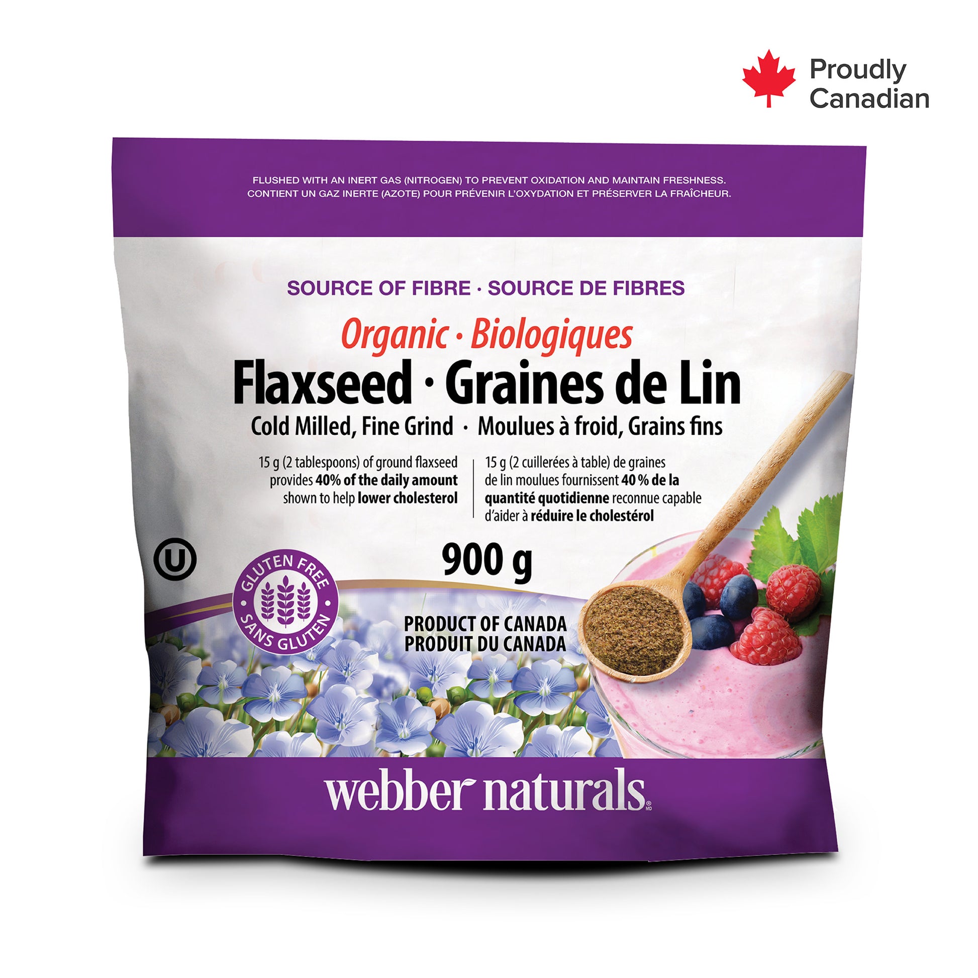 Organic Flaxseed Food for Webber Naturals|v|hi-res|WN5141