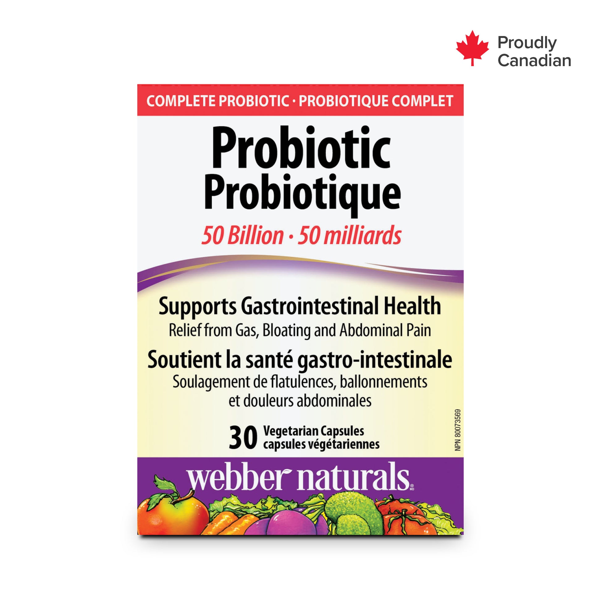 Probiotic 50 Billion for Webber Naturals|v|hi-res|WN3197