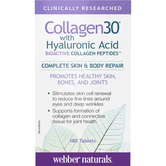 Collagen30® with Hyaluronic Acid Bioactive Collagen Peptides for Webber Naturals|v|hi-res|WN3664