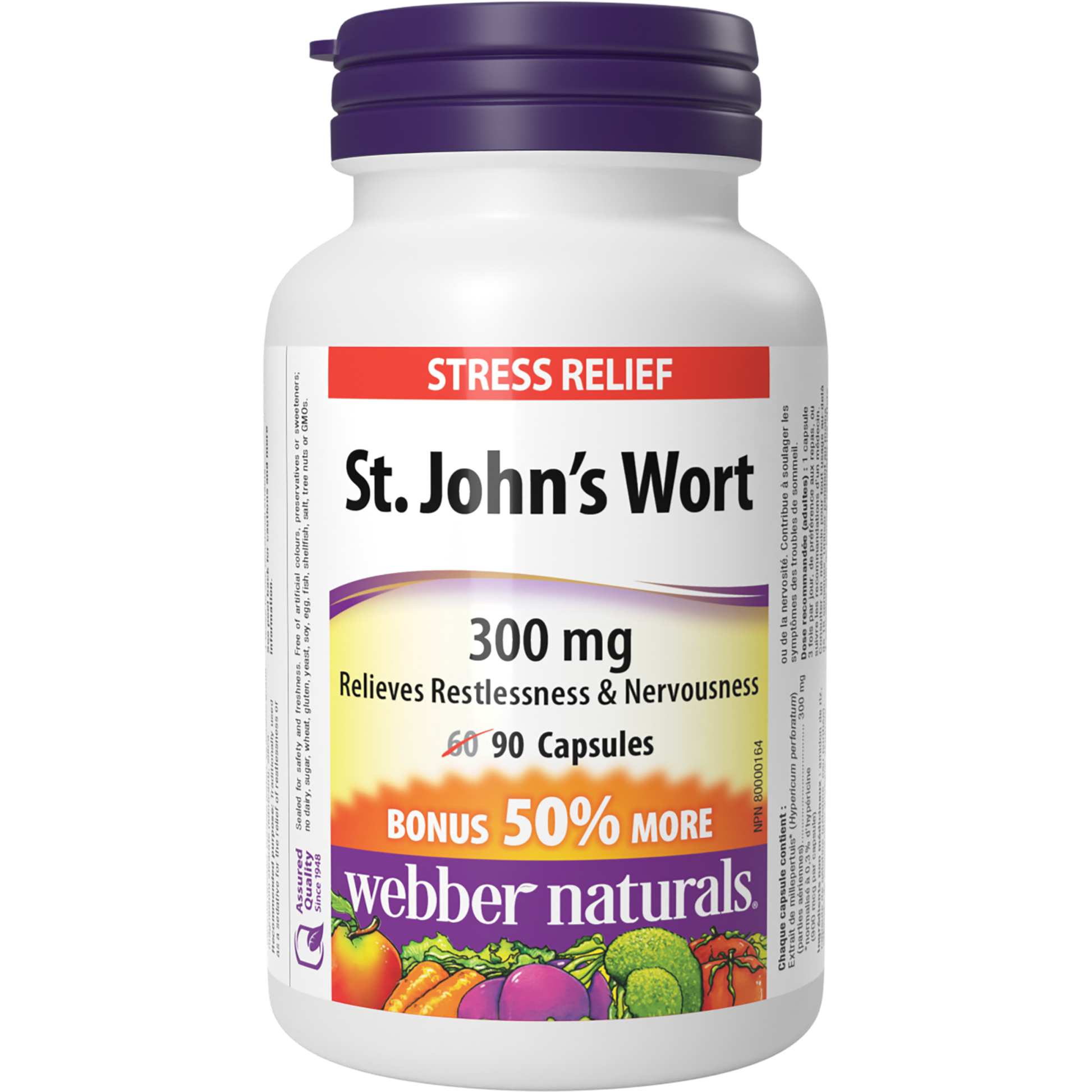 St. John’s Wort 300 mg for Webber Naturals|v|hi-res|WN3841