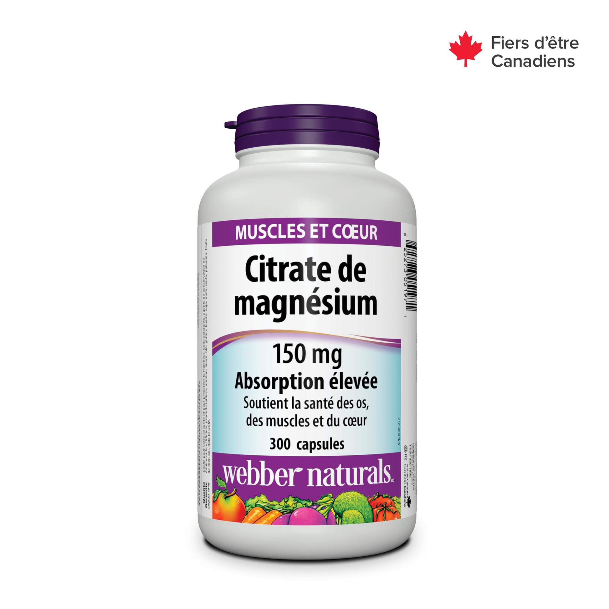 Citrate de magnésium 150 mg capsules for Webber Naturals|v|hi-res|WN5197